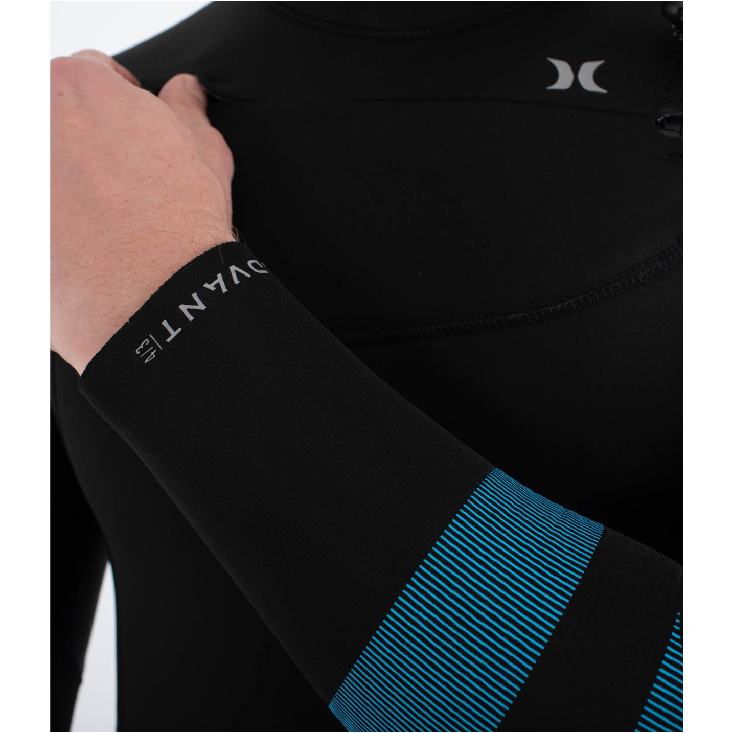 2026 Hurley Herre Advant 4/3mm Chest Zip V&aring;ddragt MFS0013423 - Black1